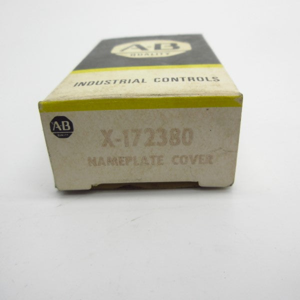 ALLEN BRADLEY X-172380 (BK/YL) NSMP