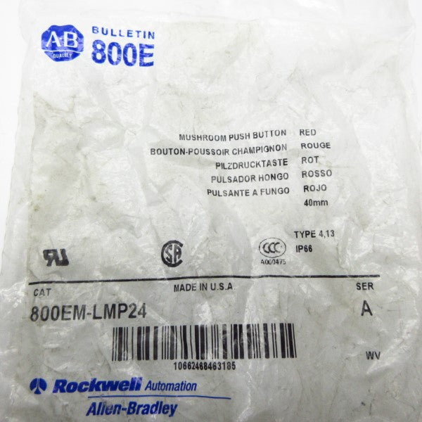 ALLEN BRADLEY 800EM-LMP24 SER. A NSMP