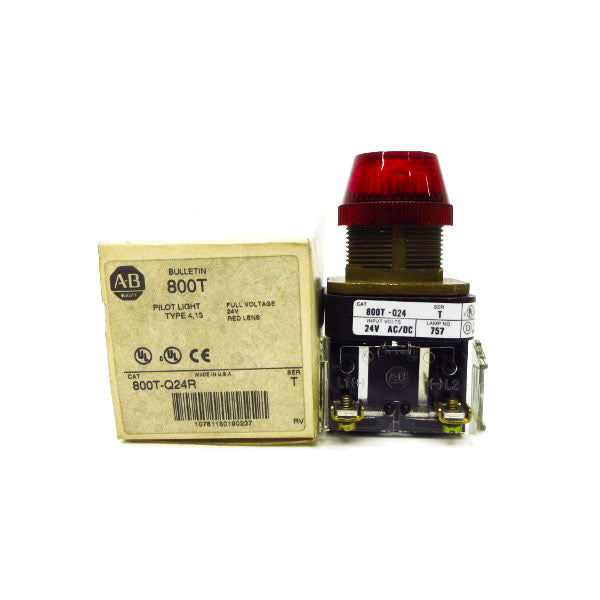 ALLEN BRADLEY 800T-Q24R SER. T 24V (WH) NSMP