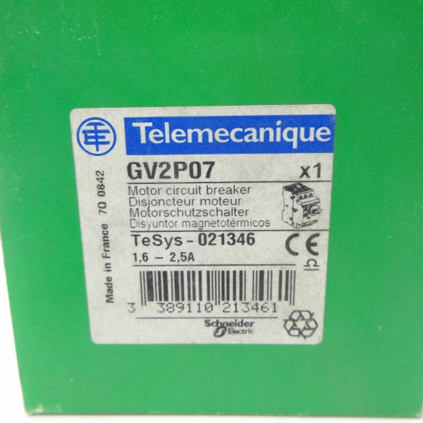 TELEMECANIQUE GV2P07 1.6-2.5A NSFS