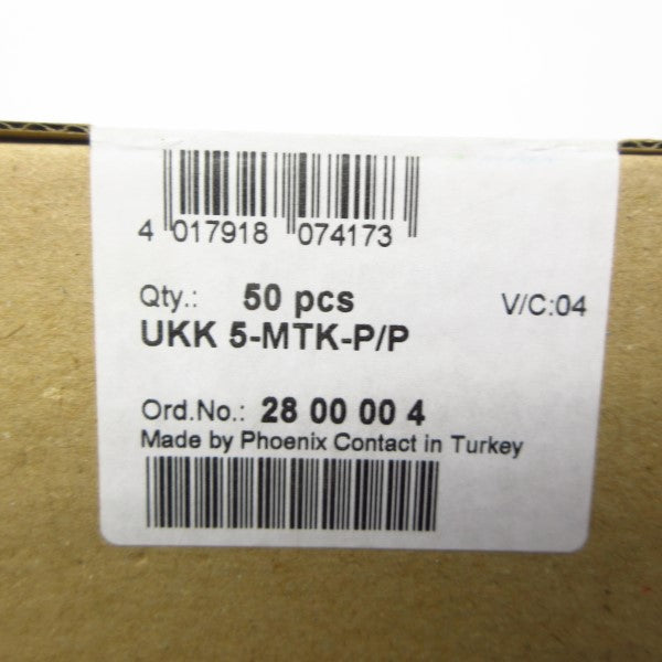 PHOENIX CONTACT UKK5-MTK-P/P 2800004 (PKG OF 50) NSFS