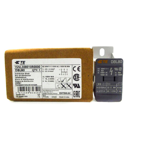 ENTRELEC 1SNL308010R0000 DBL80 1000VAC 80A NSMP