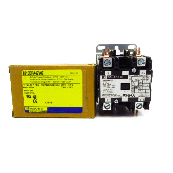 SQUARE D 8910DPA42V07 SER. C 550/600V 50A NSMP
