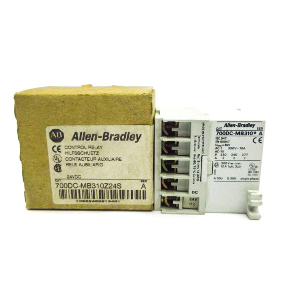 ALLEN BRADLEY 700DC-MB310Z24S SER. A 24VDC (BR/WH) NSMP