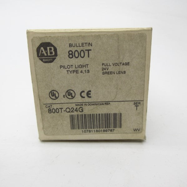 ALLEN BRADLEY 800T-Q24G SER. T 24V (WH) NSMP