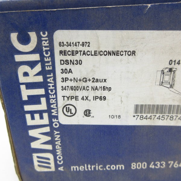 MELTRIC 63-34147-972 DSN30 347/600VAC NSMP