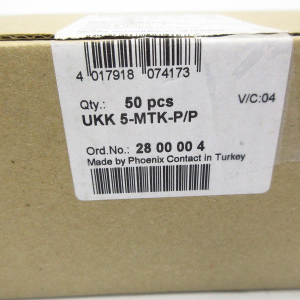 PHOENIX CONTACT UKK5-MTK-P/P 2800004 (PKG OF 50) NSMP