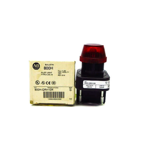 ALLEN BRADLEY 800H-QRH10R SER. G 120V (WH) NSMP