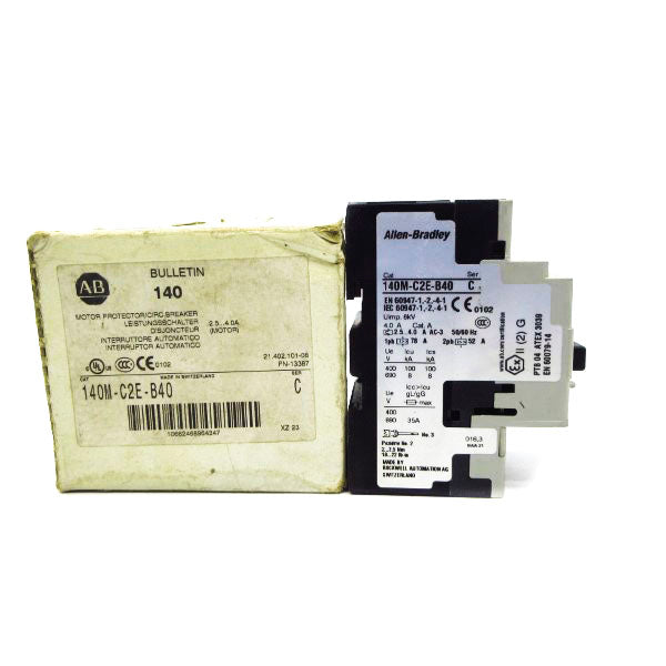 ALLEN BRADLEY 140M-C2E-B40 SER. C 690V 2.5-4.0A NSMP