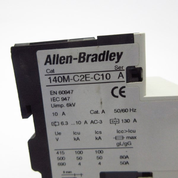 ALLEN BRADLEY 140M-C2E-C10 SER. A 690V 6.3-10A (AS PICTURED) NSNP