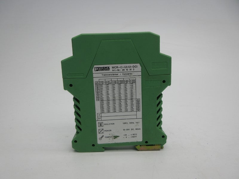 PHOENIX CONTACT MCR-C-UI/UI-DCI 2810913 10-30VDC NSNP