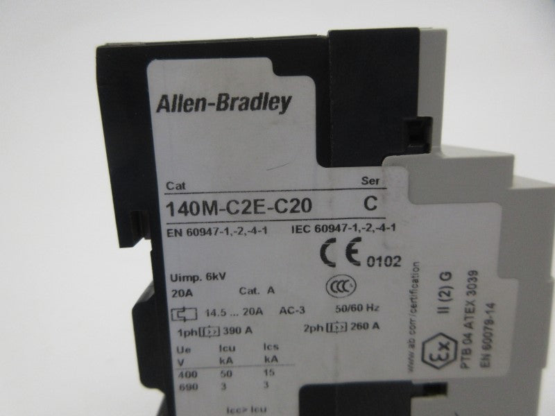 ALLEN BRADLEY 140M-C2E-C20 SER. C 690V 14.5-20A NSNP