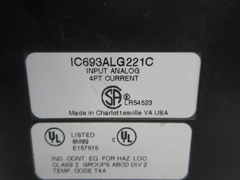 FANUC IC693ALG221C (NO DOOR) NSNP