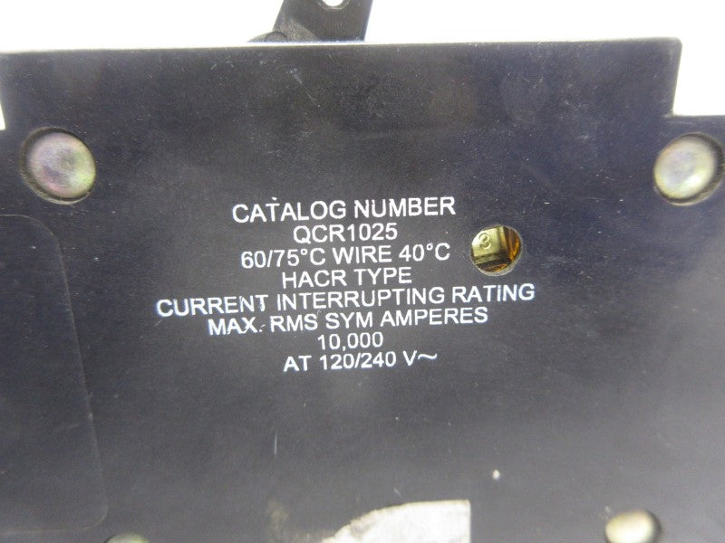 CUTTLER HAMMER QCR1025 120/240V 25A NSNP