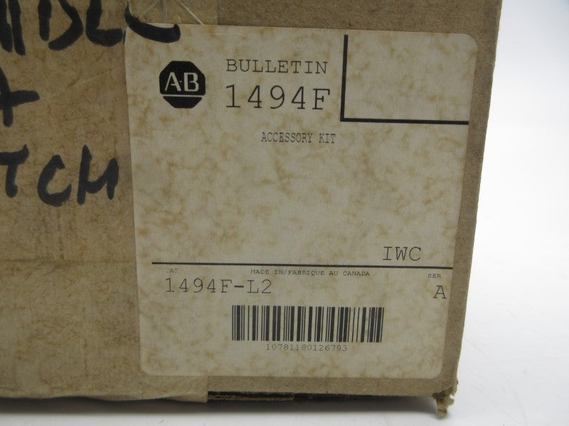 ALLEN BRADLEY 1494F-L2 SER. A (BR/WH) NSFS