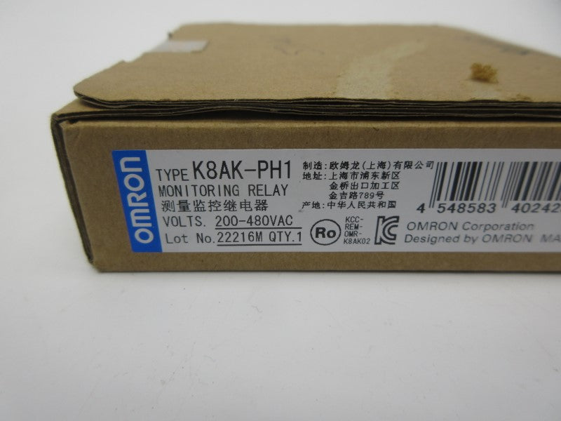 OMRON K8AK-PH1 200-480VAC NSMP