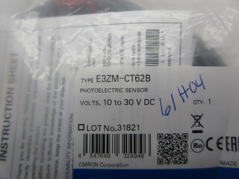 OMRON E3ZM-CT62B 10-30VDC NSMP