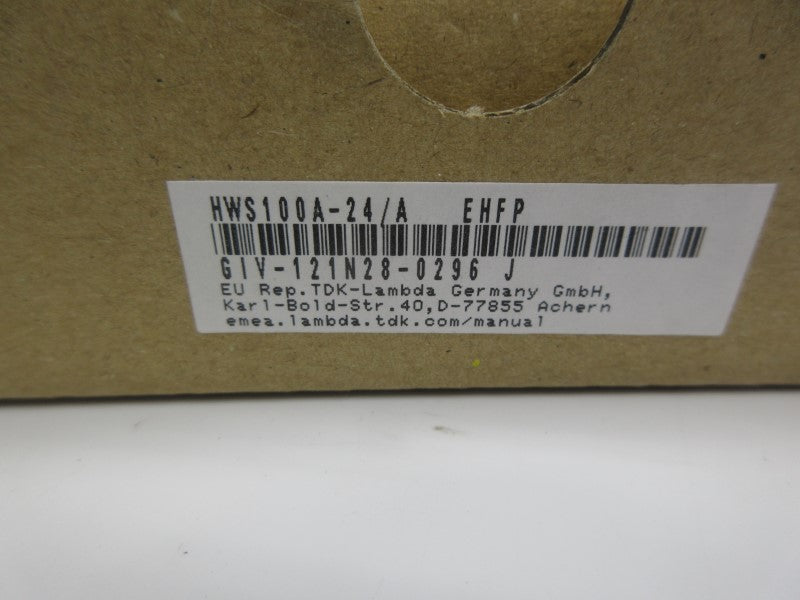 TDK LAMBDA HWS100A-24/A 100-240VAC 1.4A NSMP