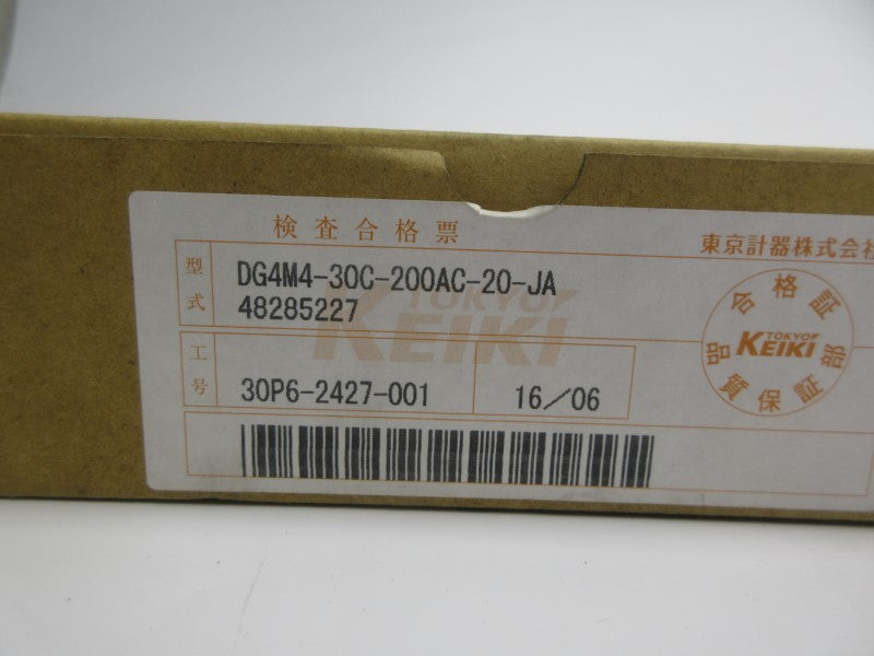 TOKYO KEIKI DG4M4-30C-200AC-20-JA NSMP