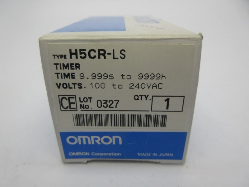 OMRON H5CR-LS 100-240VAC 9.999S-9999H NSMP