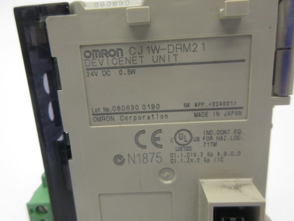 OMRON CJ1W-DRM21 24VDC NSNP