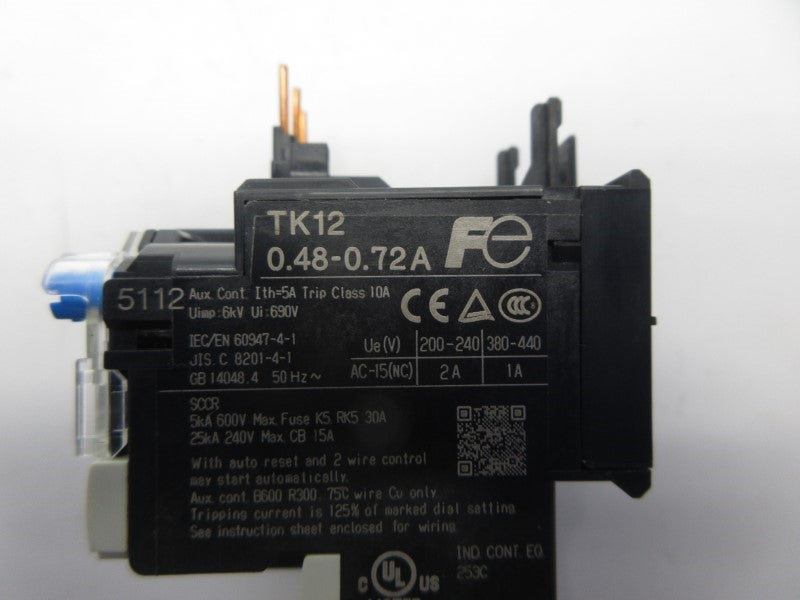 FUJI ELECTRIC TK12 0.48-0.72A NSNP