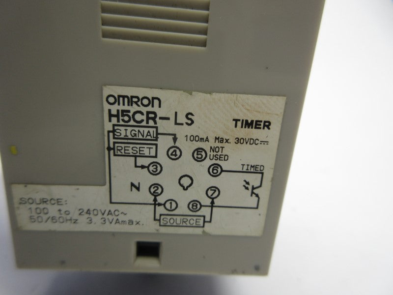 OMRON H5CR-LS 100/240VAC NSNP