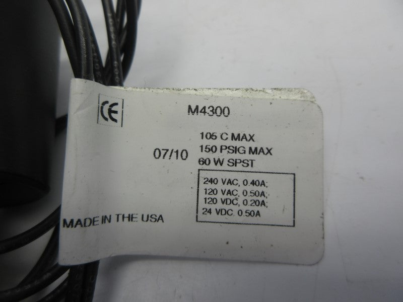MADISON M4300 240VAC 0.40A 150PSI NSNP