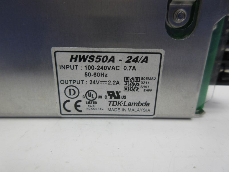 TDK LAMBDA HWS50A-24/A 100-240VAC 0.7A NSNP
