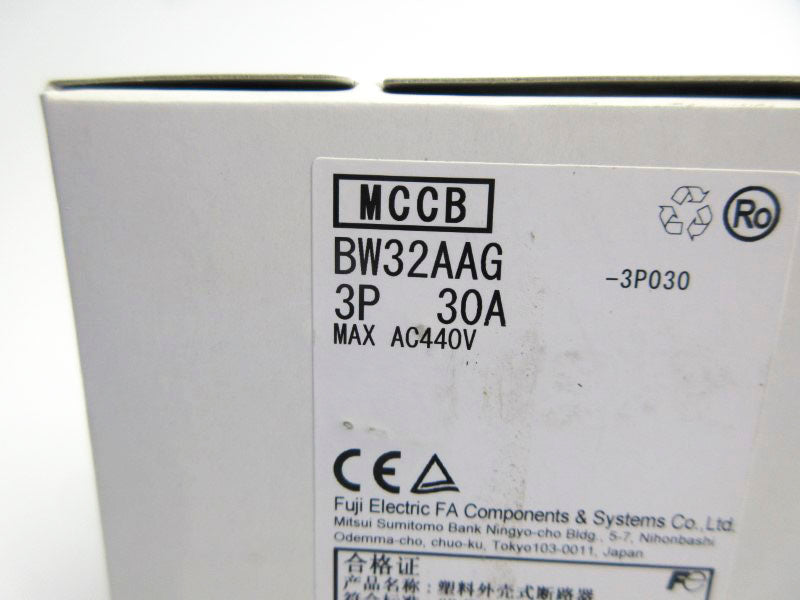 FUJI ELECTRIC BW32AAG3P030 440VAC 30A NSMP