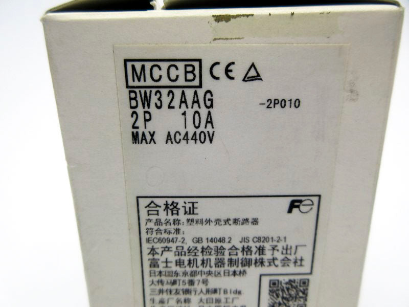 FUJI ELECTRIC BW32AAG2P010 440VAC 10A NSMP