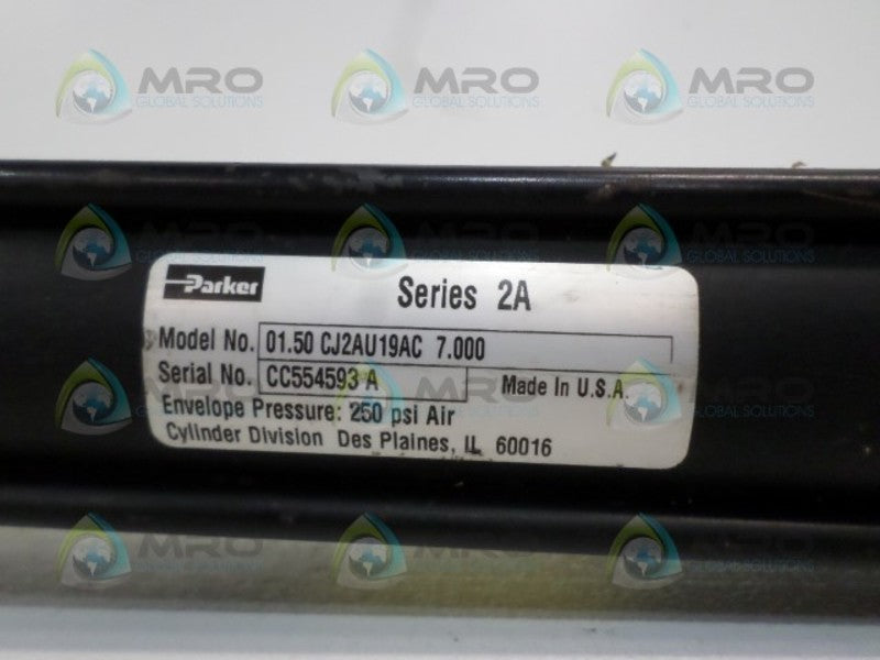 PARKER 01.50CJ2AU19AC7.000 PNEUMATIC AIR CYLINDER  UNMP