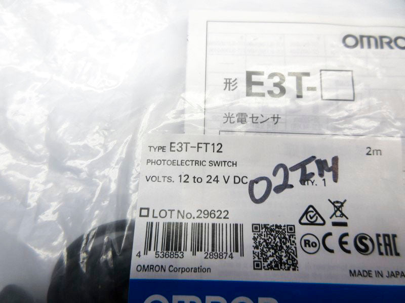 OMRON E3T-FT12 12-24VDC 2M NSMP