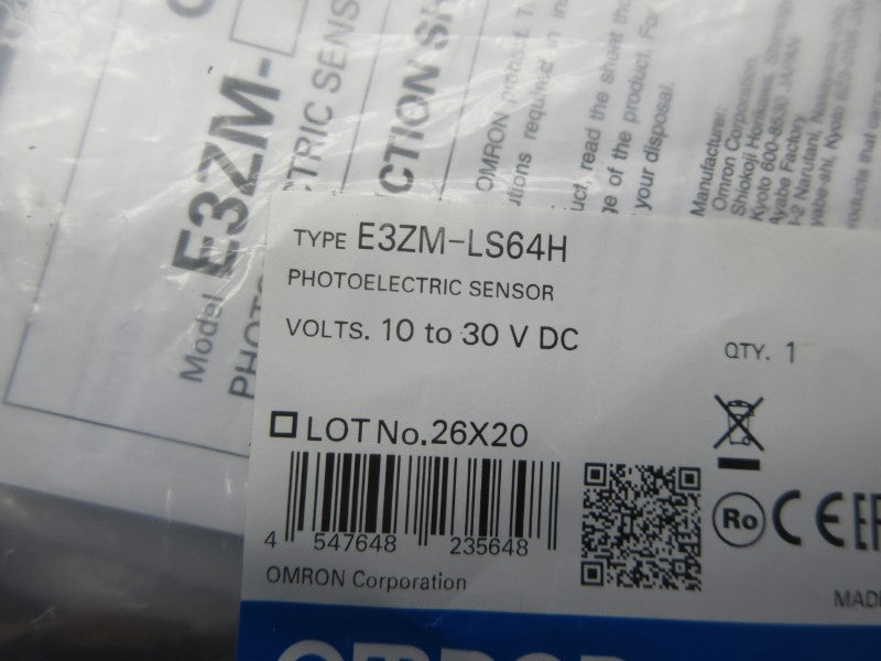 OMRON E3ZM-LS64H 10-30VDC NSMP