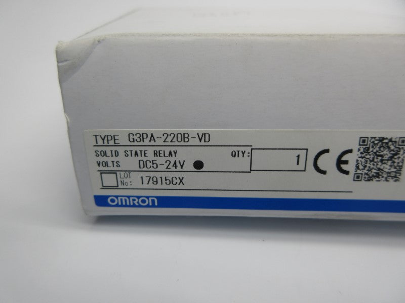 OMRON G3PA-220B-VD 5-24VDC 20A NSMP