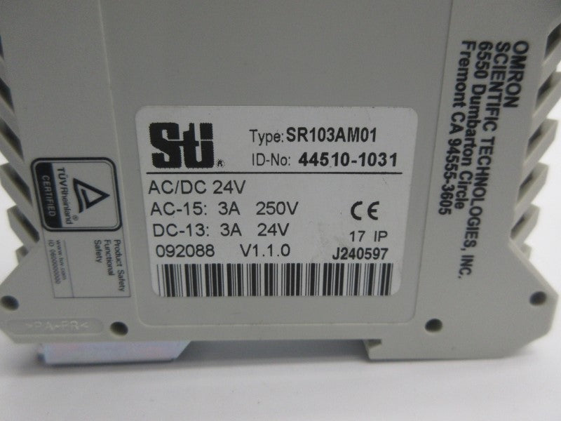 STI 44510-1031 SR103AM01 24VAC/DC 3A NSNP