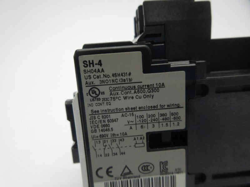 FUJI ELECTRIC 4SH4311 SH-4 100-110/110-120V 10A NSNP