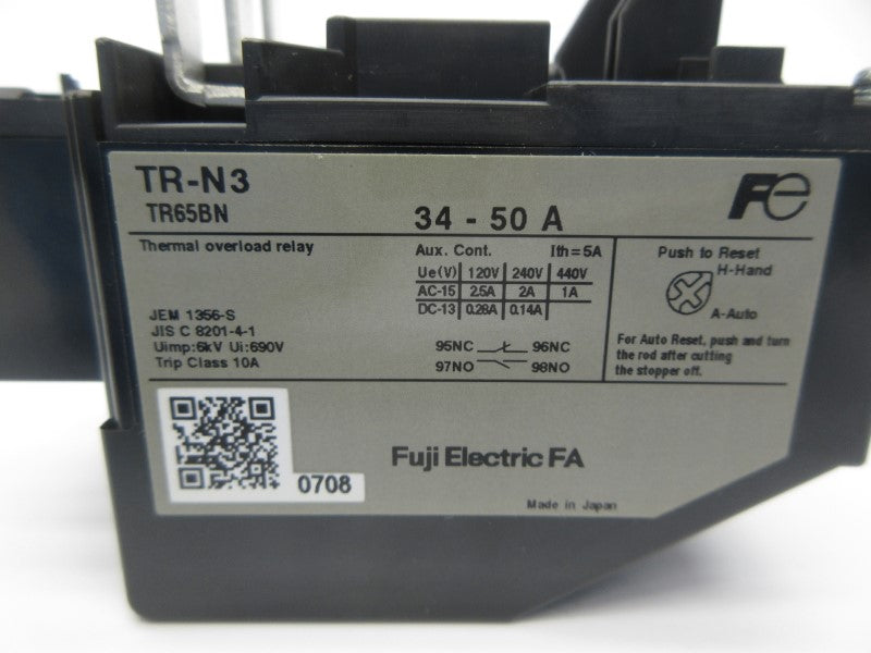 FUJI ELECTRIC TR65BN TR-N3 690V 34-50A NSNP