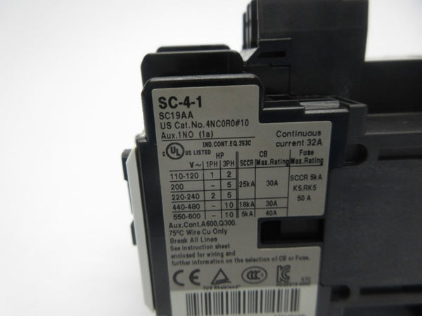 FUJI ELECTRIC 4NC0R0110 SC-4-1 100-110/110-120V NSNP