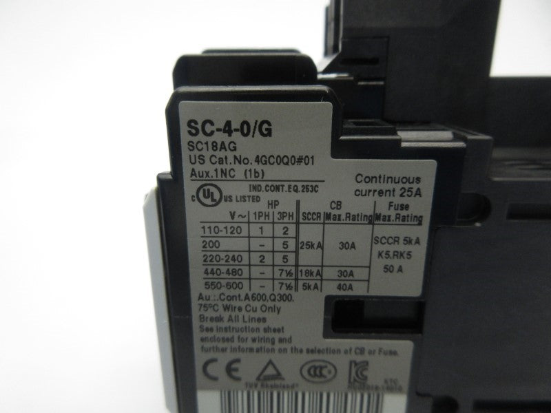 FUJI ELECTRIC 4GC0Q0M01 SC-4-0/G 24VDC 30A NSNP