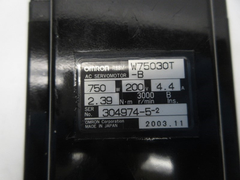 OMRON R88M-W75030T-B 200V 4.4A NSNP