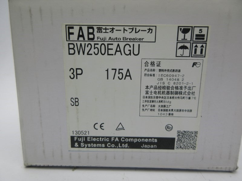FUJI ELECTRIC BW250EAGU-3P175 690VAC 175A NSMP