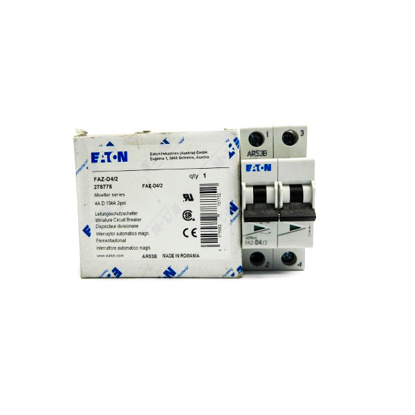 EATON FAZ-D4/2 277VAC 4A NSMP
