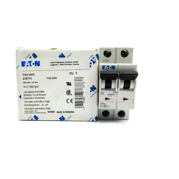 EATON FAZ-D3/2 400/415V 3A NSMP
