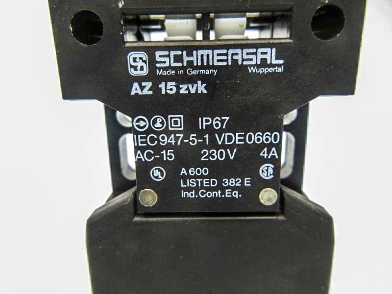 SCHMERSAL AZ15ZVK 230V 4A NSNP