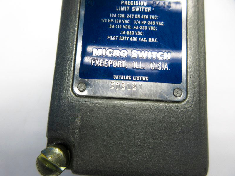 MICRO SWITCH 203LS1 600VAC NSNP