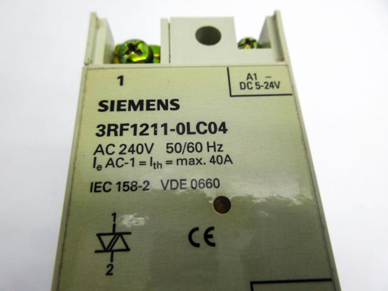 SIEMENS 3RF1211-0LC04 240VAC NSNP