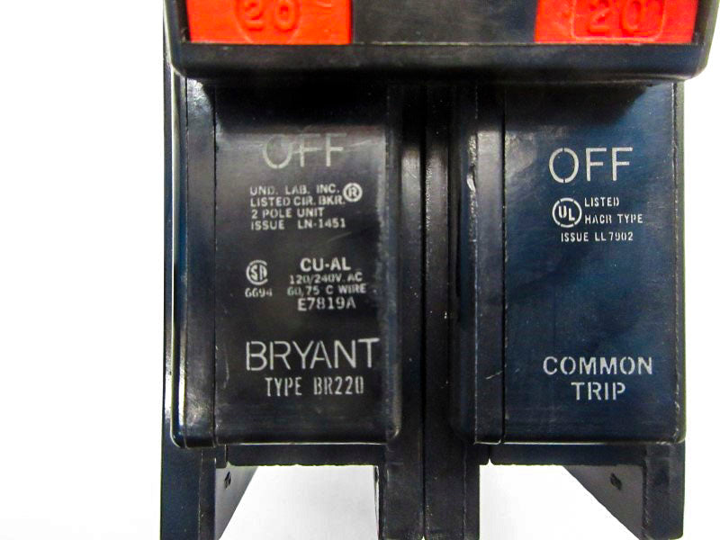 BRYANT BR220 120/240V 20A NSNP