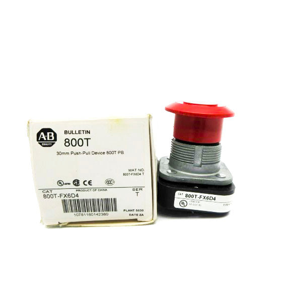ALLEN BRADLEY 800T-FX6D4 SER. T (AS PICTURED) (WH) NSMP