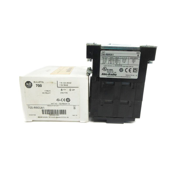 ALLEN BRADLEY 700-R800A1 SER. B 110/115-120V (WH) NSMP